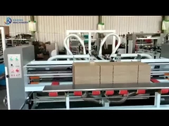 Dossier automatique de carton ondulé collant le carton de machine collant la machine