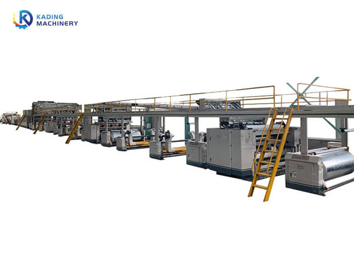 ligne 180m/min ondulée à grande vitesse pour le carton ondulé de 3/5/7 couche