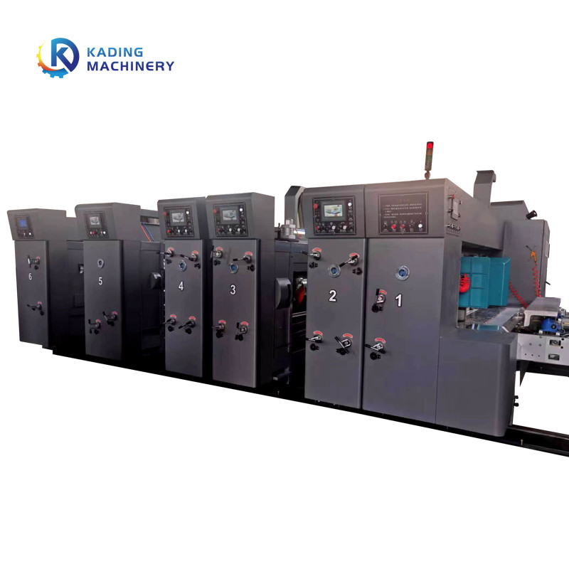 Machine d'impression complètement automatique de carton de bord d'attaque pour la boîte ondulée avec l'alimentation automatique