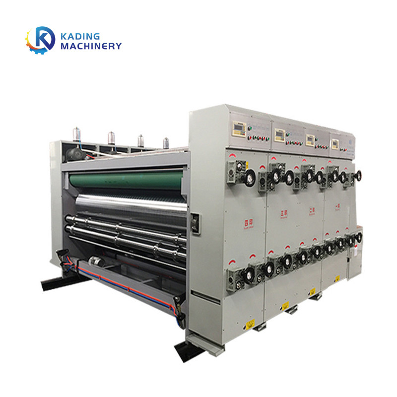 1-6 machine d'impression de Flexo de couleurs pour le carton ondulé avec le circuit d'alimentation de structure et d'encre d'ajustement de phase