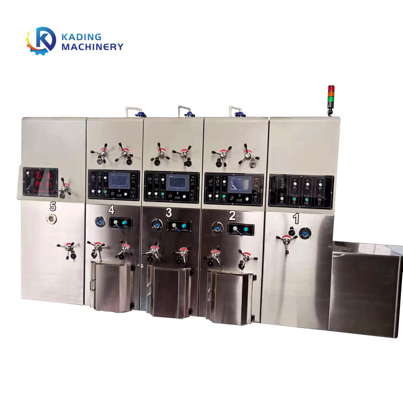 1-6 machine d'impression de Flexo de couleurs pour le carton ondulé avec le circuit d'alimentation de structure et d'encre d'ajustement de phase