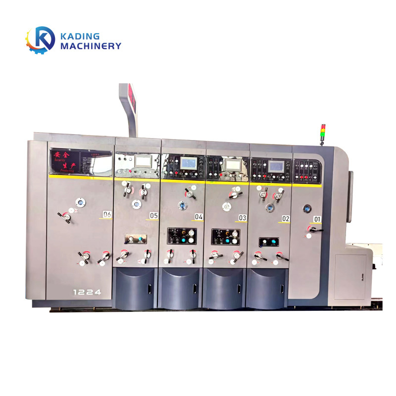 Machine d'impression complètement automatique de carton pour le carton ondulé et le contrôle de PLC