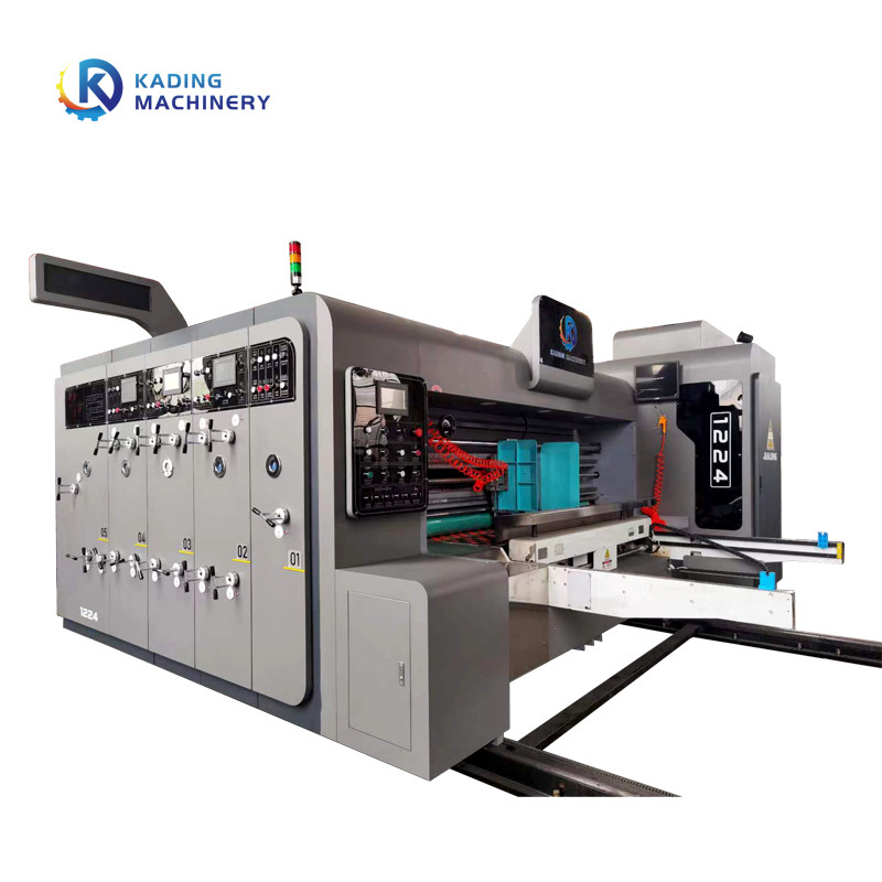 Machine d'impression complètement automatique de carton pour le carton ondulé et le contrôle de PLC
