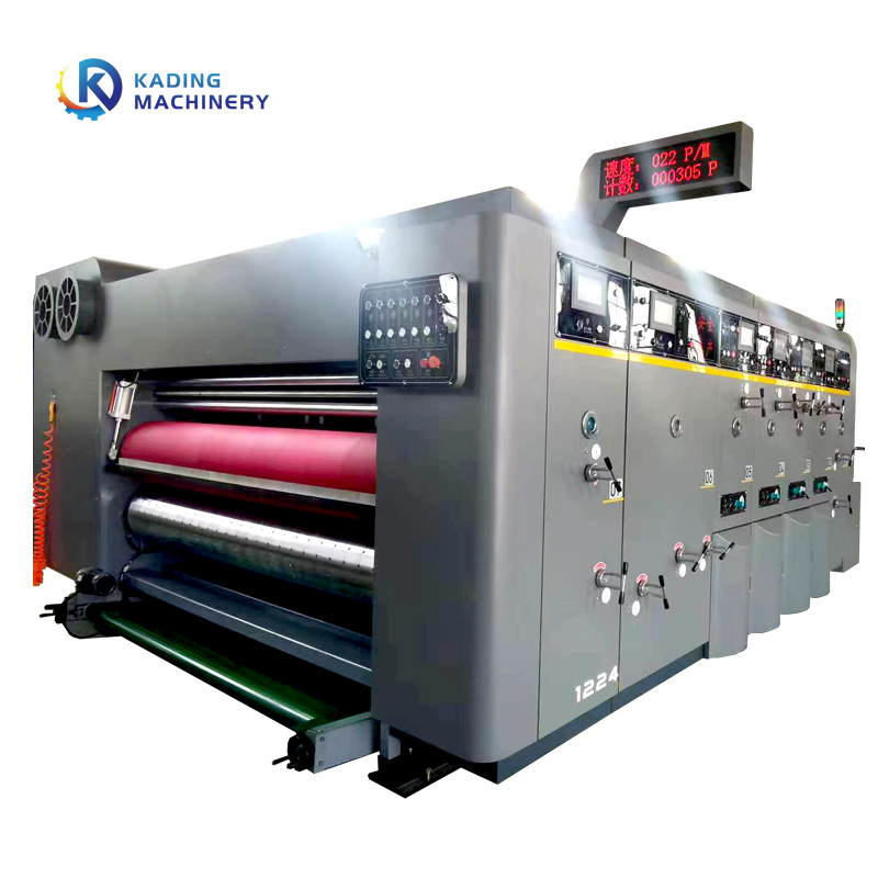 Machine d'impression de boîtes ondulées flexibles pour 3 5 7 couches de carton ondulé