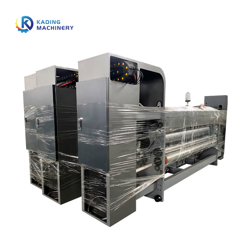 Machine d'impression de carton de revêtement d'huile de transfert de vide pour le carton ondulé