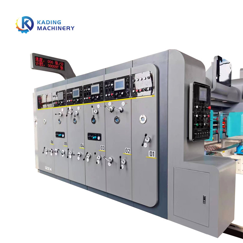Les couleurs multi cartonnent la machine d'impression complètement automatique pour le carton ondulé
