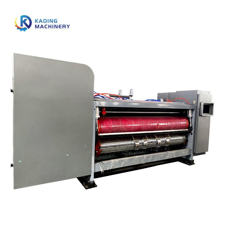 Machine de découpage de boîte à grande vitesse de carton pour le carton ondulé avec l'imprimante couleur 3