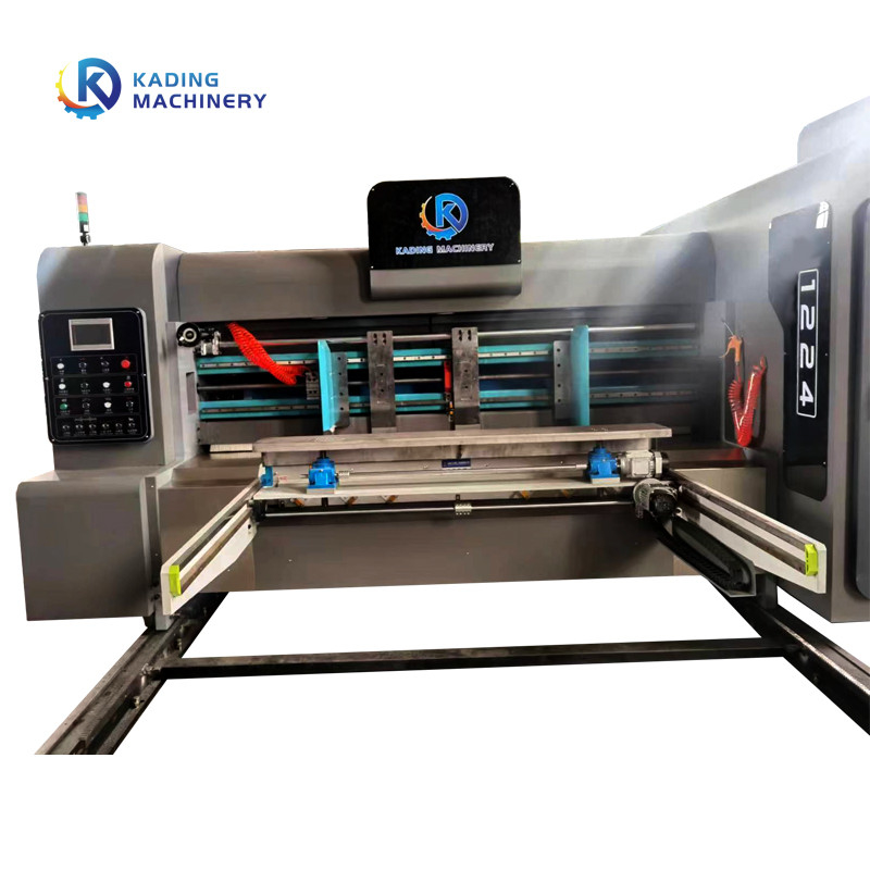 Machine de découpage rotatoire semi automatique pour les boîtes ondulées avec la machine d'impression de Flexo