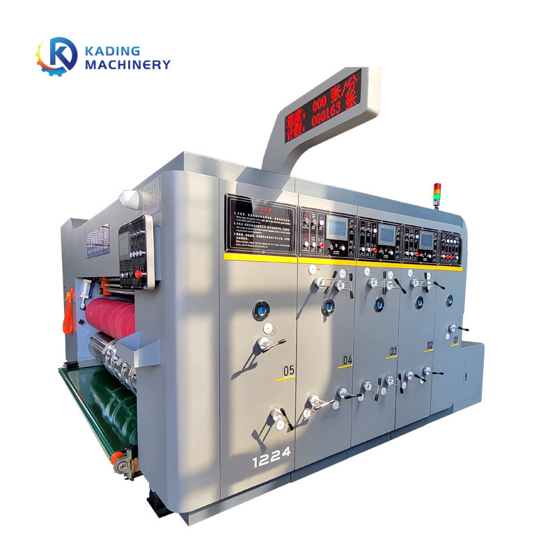 Coupeuse de carton en carton entièrement automatique avec panneau PLC pour carton ondulé