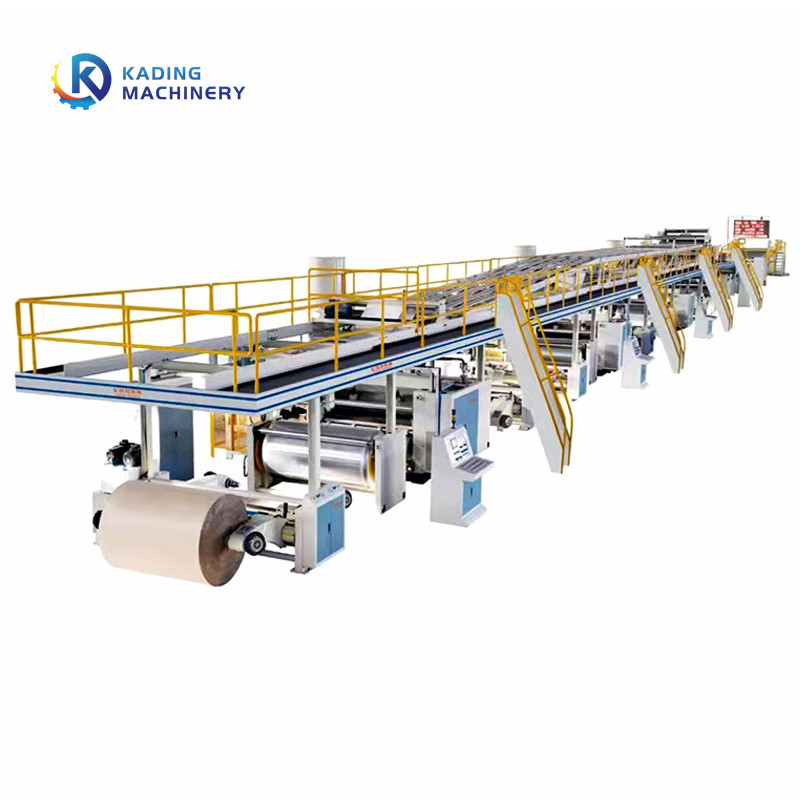 Chaîne de production automatique de carton ondulé de système de contrôle de boucle bloquée de contrôle avec le convoyeur et l'empileur
