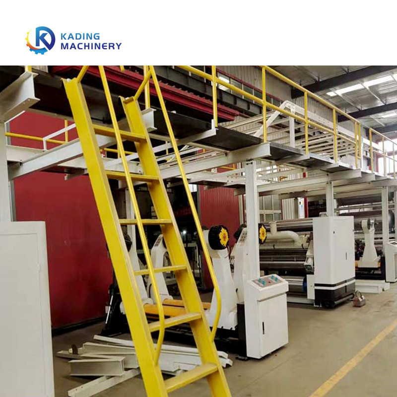 Usine automatique ondulée électrique pour le carton de 5 plis avec l'empilement de portique