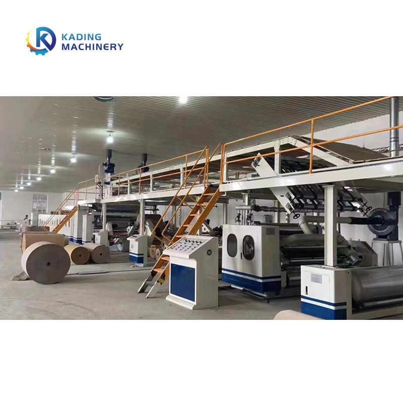 7 couches de carton ondulé de 120m/Min Corrugation Line For Producing