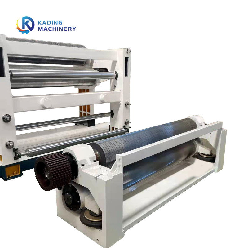 chaîne de production ondulée de 1400mm pour le papier ondulé avec le revêtement simple de chauffage de vapeur