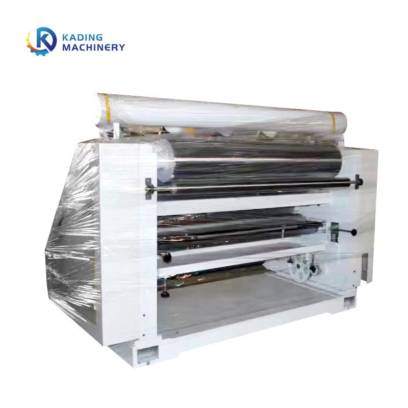 La gifle simple d'ajustement électrique a ridé le type Fingerless de machine de fabrication de carton de machine