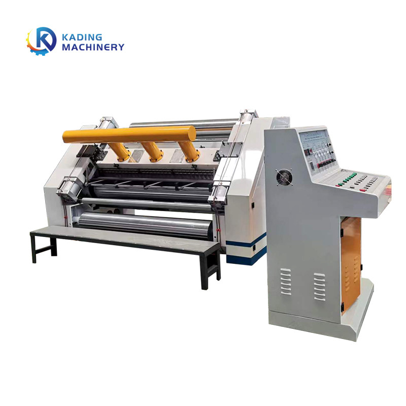 Papier ondulé de vapeur de chauffage de gifle simple de largeur Fingerless ondulée de la machine 1400mm