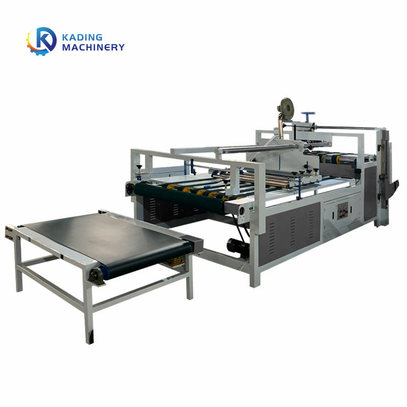 Dossier ondulé semi automatique Gluer de boîte pour la boîte de carton de 2600mm 2800mm avec l'alimentation manuelle