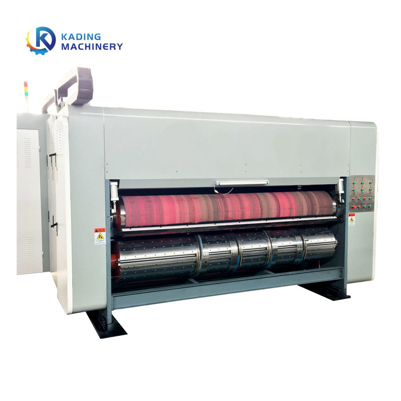 Machine d'impression de carton de couleur de Muti d'aspiration de vide pour la fabrication ondulée de cartons