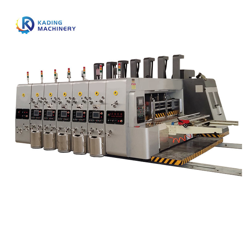 Imprimante de carton entièrement automatique, outil de découpe à la matrice pour la fabrication de cartons ondulés