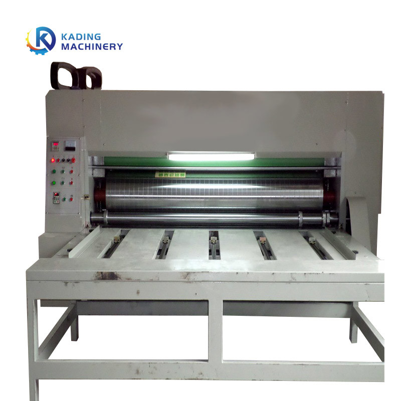 Machine d'impression de boîtes ondulées flexibles à couleur unique pour boîtes irrégulières