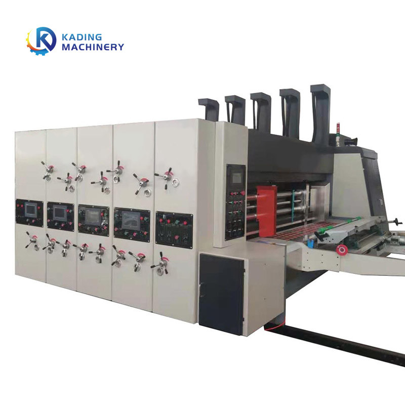 Machine d'impression à base d'encre à base d'eau Flexo carton ondulé