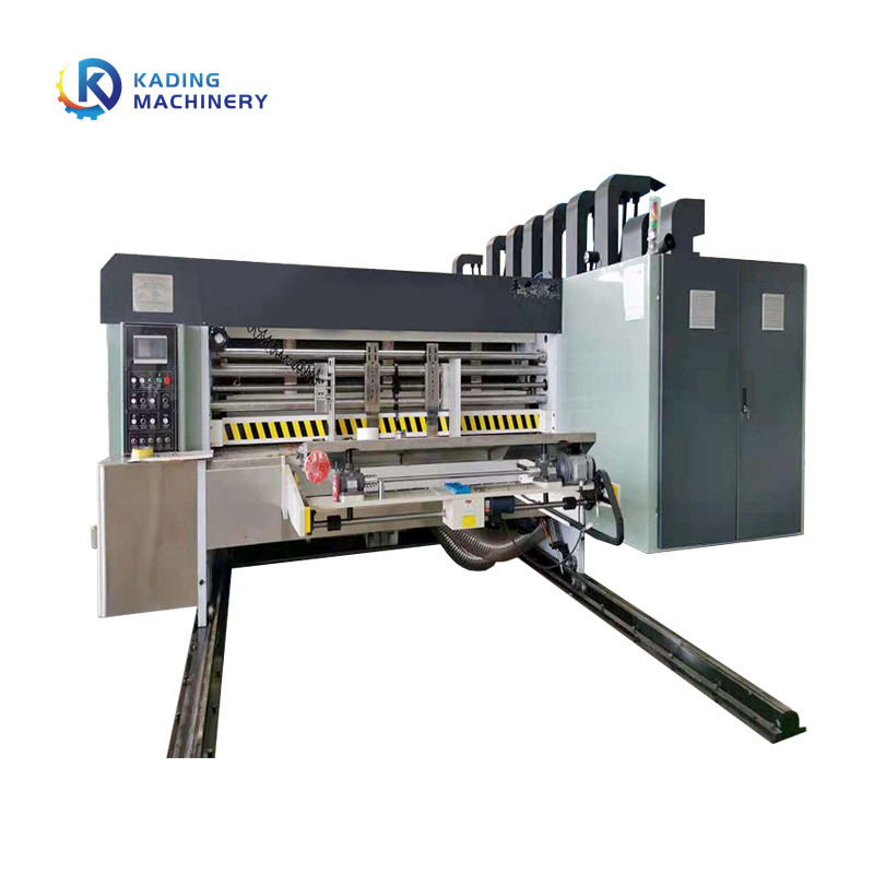 Imprimante de carton entièrement automatique, outil de découpe à la matrice pour la fabrication de cartons ondulés