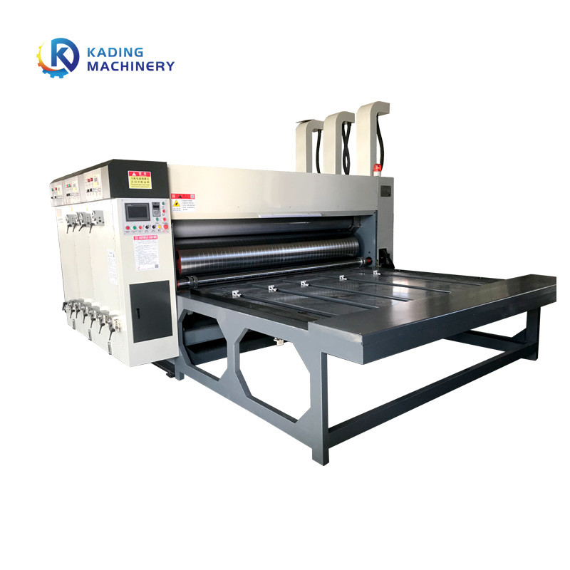 Machine d'impression de boîtes de carton à chaîne semi-automatique pour boîtes ondulées