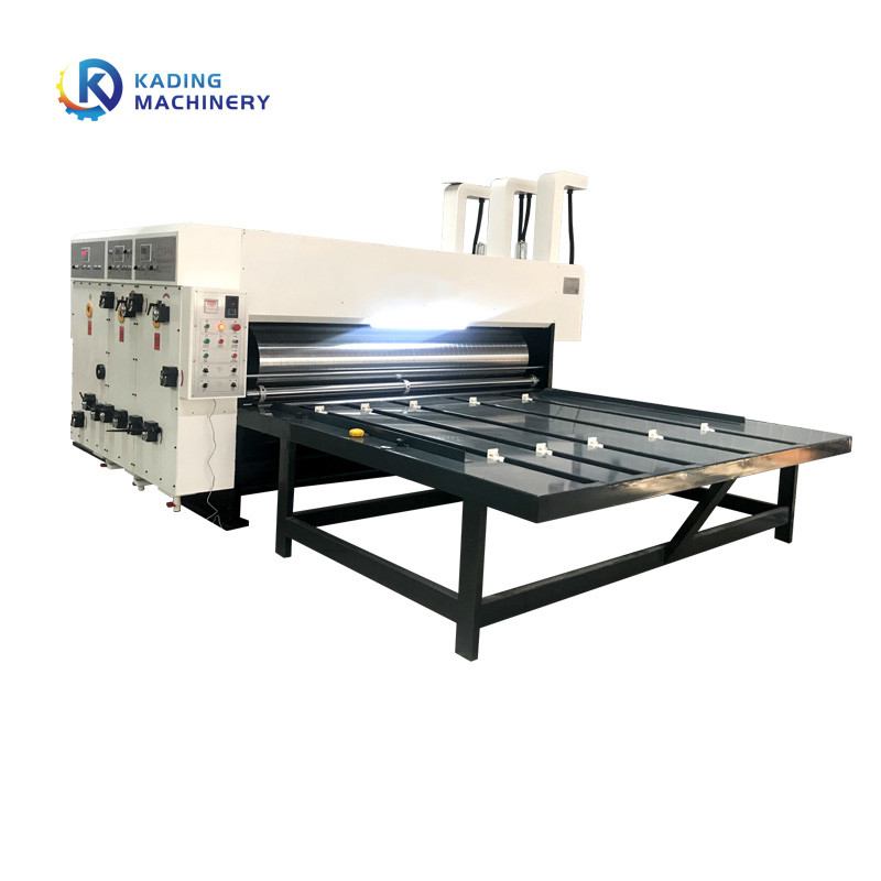 Machine d'impression de boîtes ondulées flexibles à couleur unique pour boîtes irrégulières