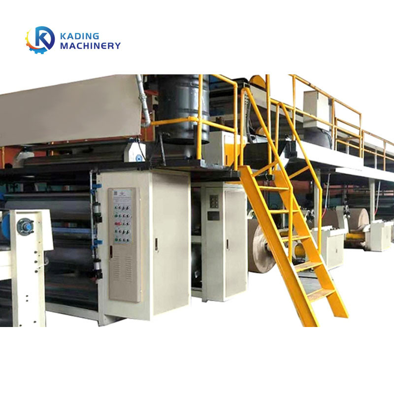 Ligne de corrugation automatique avec support de roulement hydraulique et changement rapide à face unique