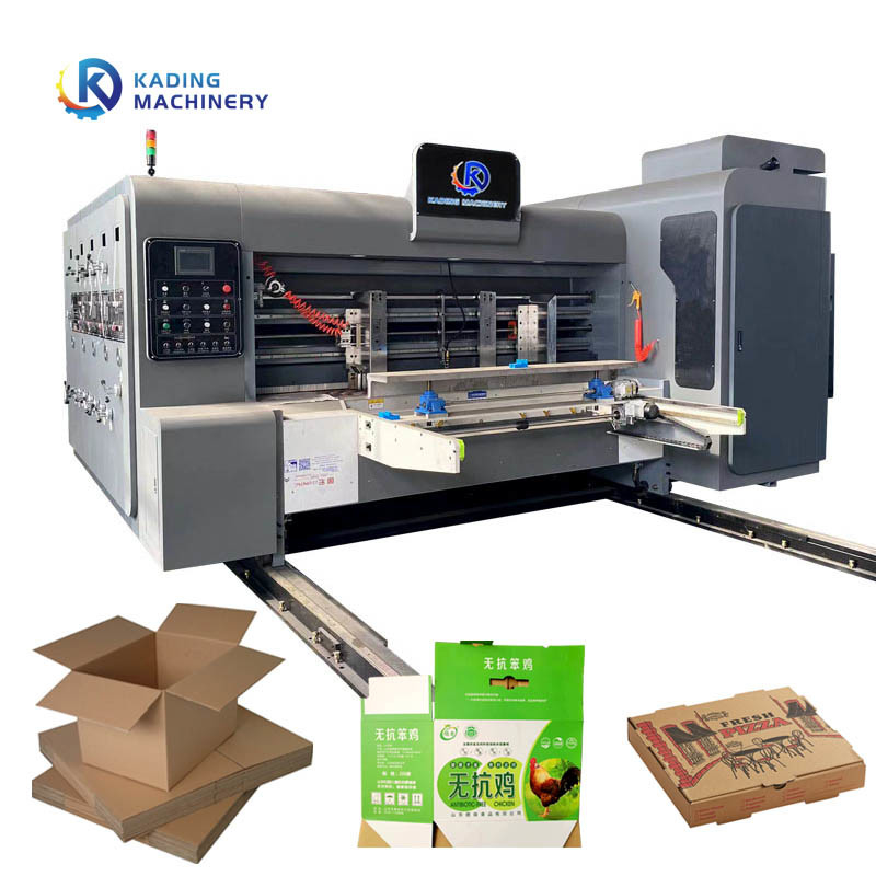 Machine d'impression de boîtes ondulées à rouleaux métalliques d'anilox pour conteneurs en carton