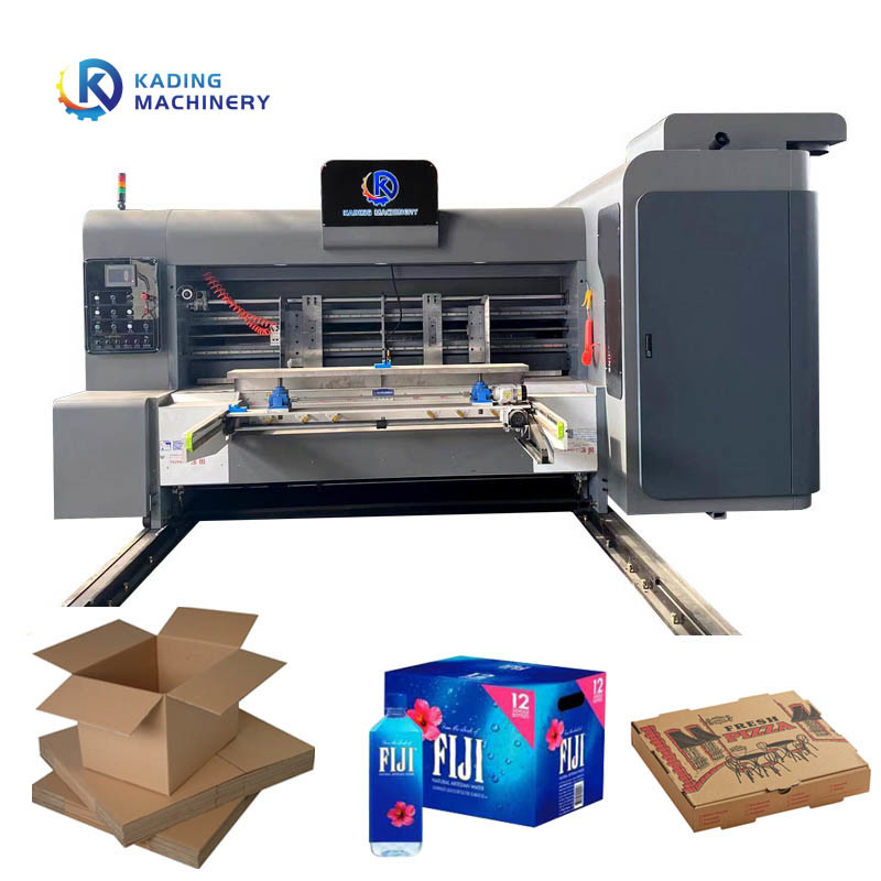 Machine d'impression de boîtes ondulées à rouleaux métalliques d'anilox pour conteneurs en carton