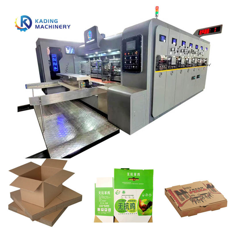Machine d'impression de carton entièrement automatique de 2,6 m avec imprimante à encre pour carton ondulé