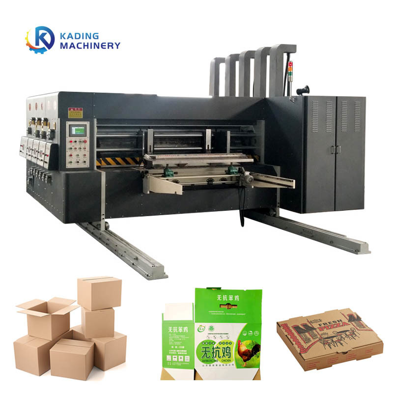 Machine d'impression de carton à grande vitesse pour carton ondulé avec dispositif de dissipation