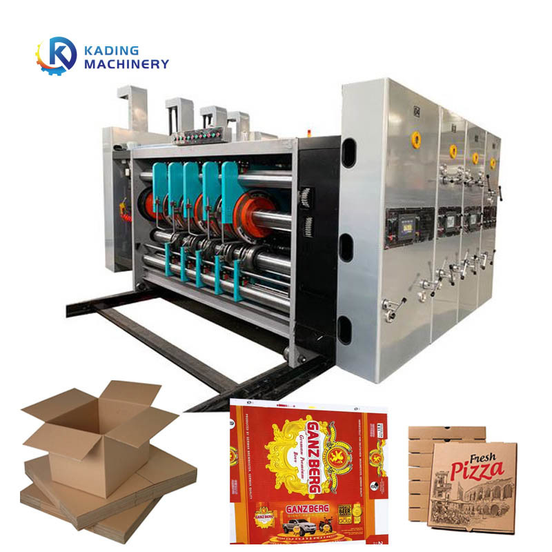 Machine d'impression à base d'encre à base d'eau Flexo carton ondulé