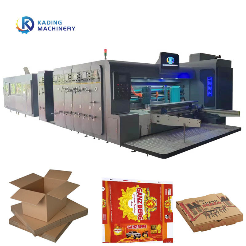Machine d'impression automatique de carton d'alimentation pour carton ondulé avec 250 pièces/min