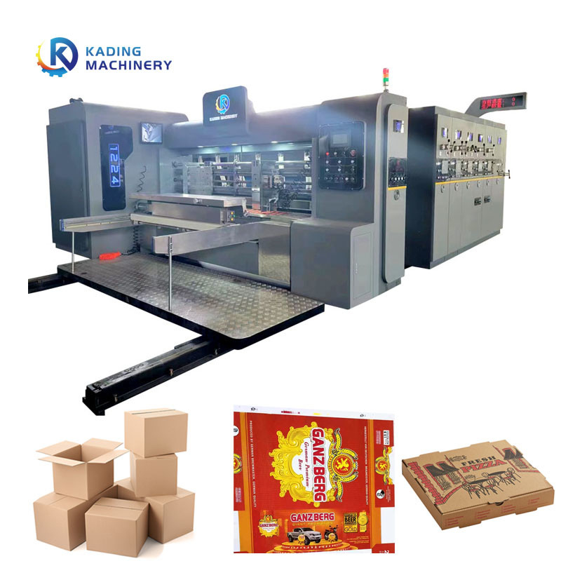 Boîte de carton d'alimentation à l'avant Machine de découpe sous pression Multicolore Impression 180pcs/min Vitesse