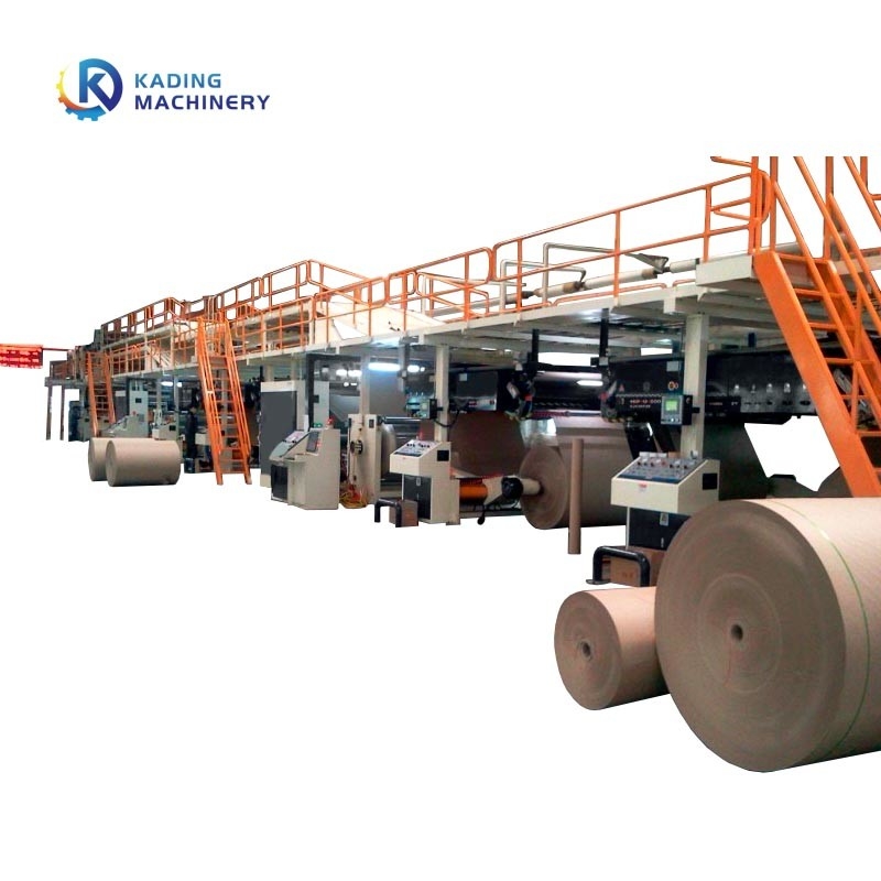 ligne de corrugation de chauffage à la vapeur 300 m/min Vitesse de travail avec support de roulement de moulin à actionnement électrique