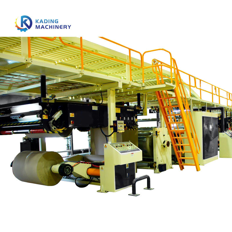 3 / 5 Machine de corrugation à face unique à changement rapide 220m / min Vitesse de travail
