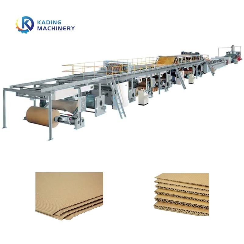 Machine de fabrication de carton ondulé de 300 m/min avec système de gestion de la production