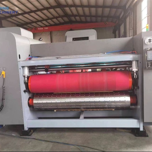Machine à imprimer des boîtes ondulées à commande PLC pour la fabrication de boîtes de tacos