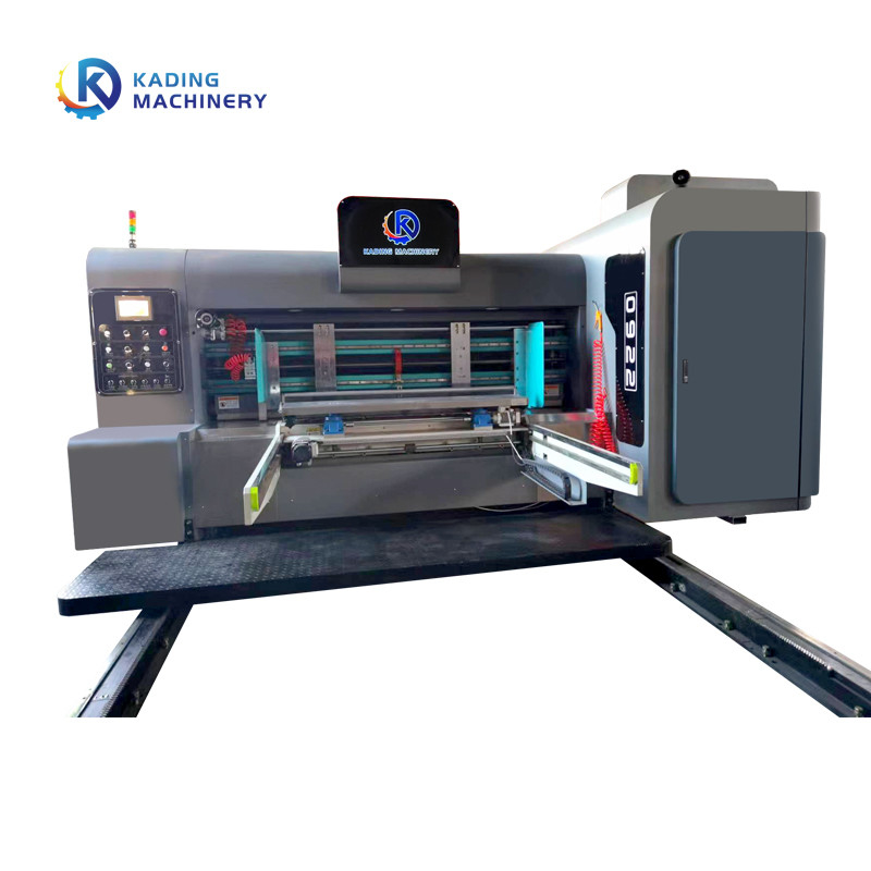 Machine d'impression de boîtes de carton entièrement automatique pour l'impression de boîtes de carton ondulées à découpe sous pression