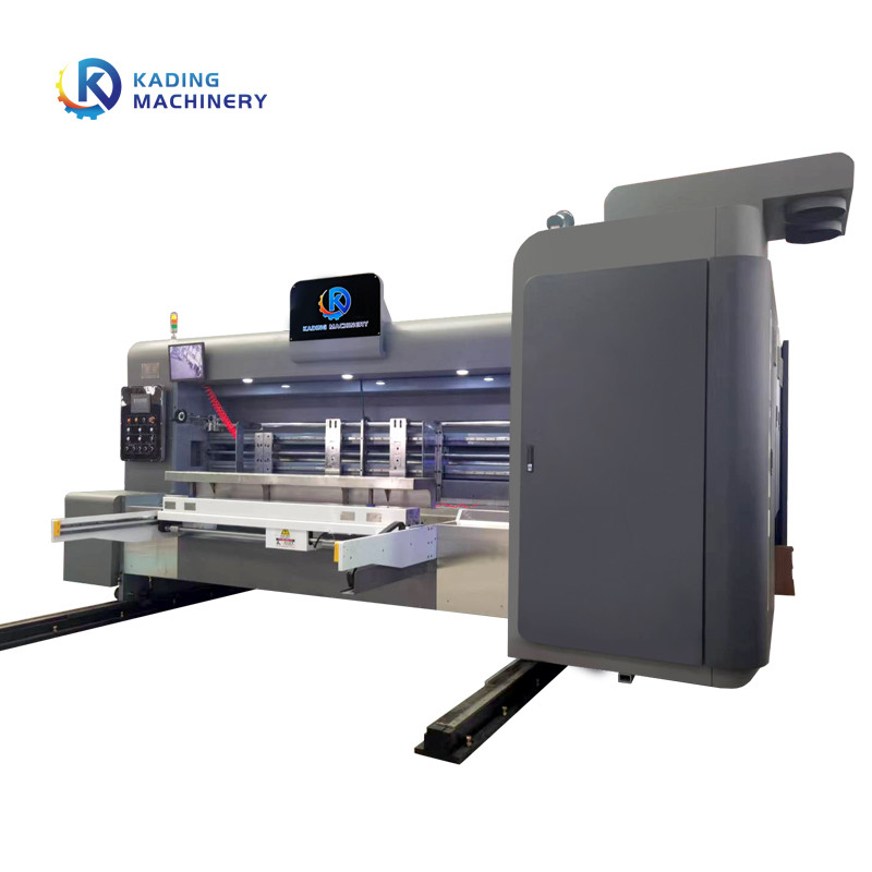 Machine d'impression de boîtes ondulées de type rotatif pour l'impression de boîtes multicolores