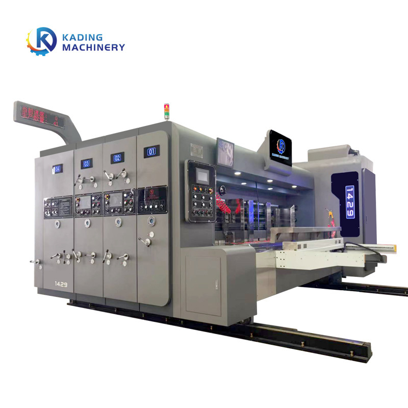 Machine d'impression de boîtes ondulées Flexo de 200 pièces / min Vitesse de travail