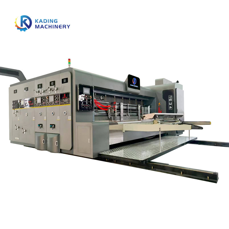 200pcs / min Machine d'impression de boîtes ondulées pour la fabrication de boîtes de carton ondulées