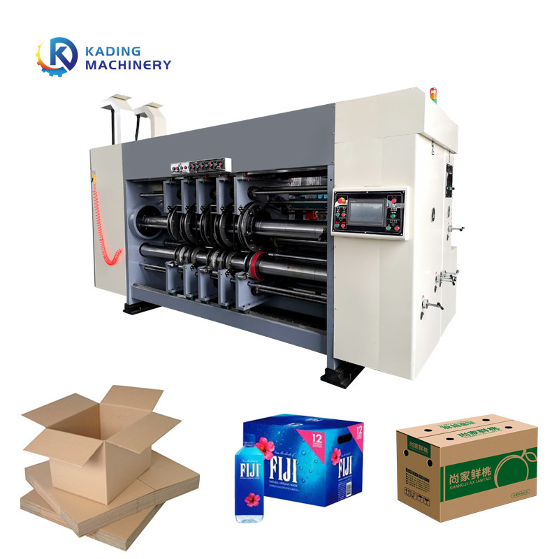 Imprimante automatique à couleur unique pour l'impression de 3 5 7 couches de carton ondulé
