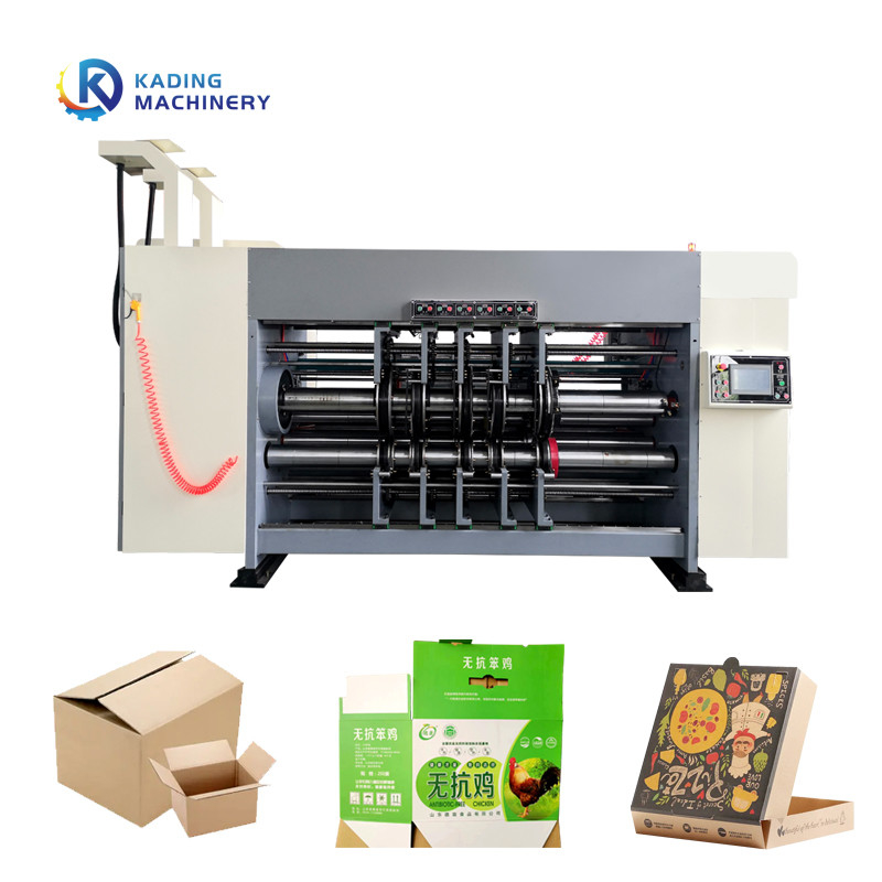 200pcs / min Machine d'impression de boîtes ondulées pour la fabrication de boîtes de carton ondulées