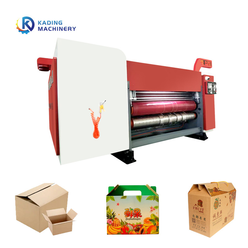 Machine d'impression de boîtes ondulées multicolores 150 pièces Min Vitesse de travail