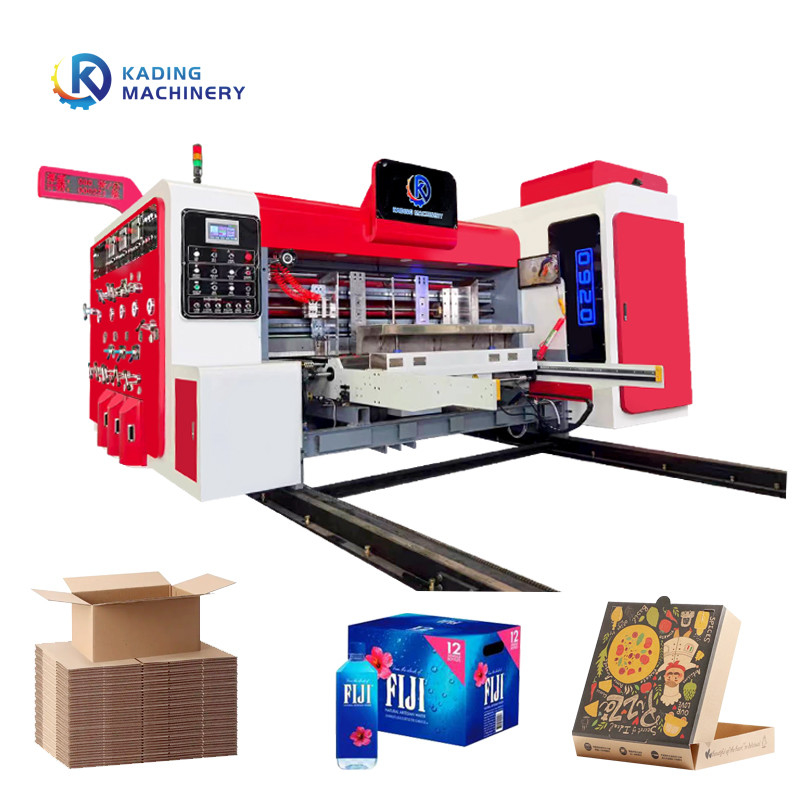 Imprimante automatique à couleur unique pour l'impression de 3 5 7 couches de carton ondulé