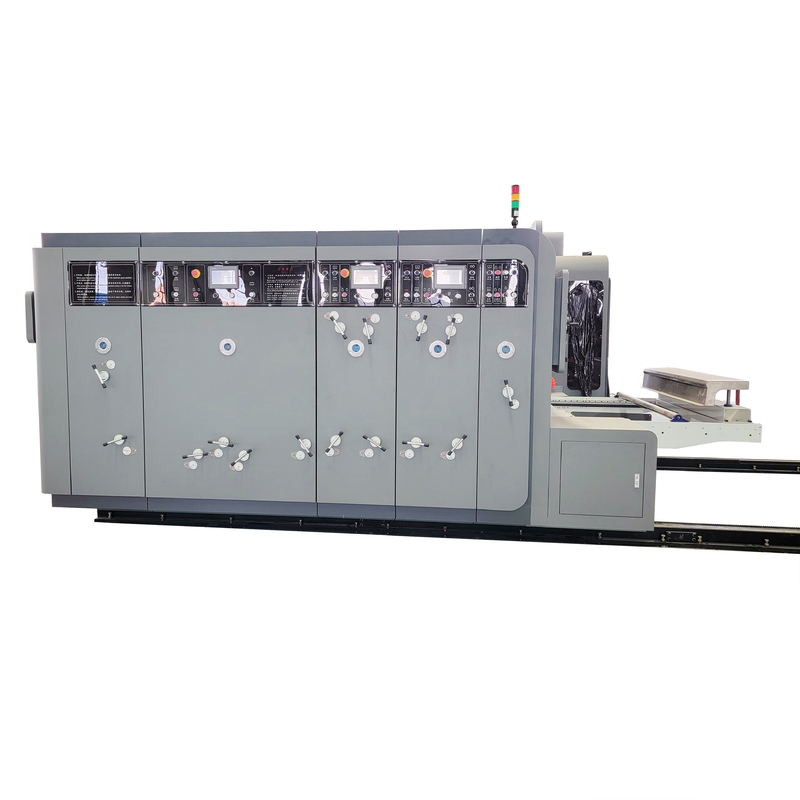 Imprimante flexographique machine à imprimer en carton ondulé à 4 couleurs imprimante