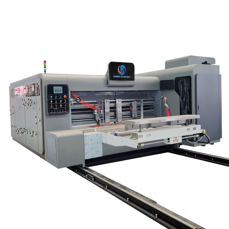 Machine d'impression automatique de boîtes ondulées pour les boîtes de pizza à découpe à la fente