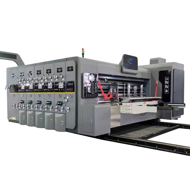 Imprimante flexographique machine à imprimer en carton ondulé à 4 couleurs imprimante